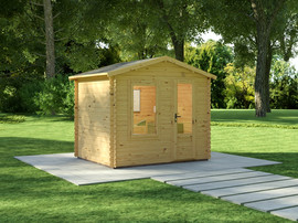 Mygan מחסן עץ אירופאי 2X2.5 EverGreen