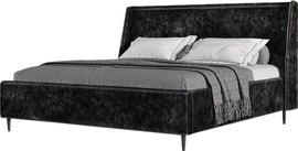 Grand Living מיטה מרופדת Oxford –- אפור