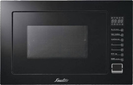 SAUTER מיקרוגל בנוי משולב גריל 25 ליטר Sauter MW7723B זכוכית שחורה
