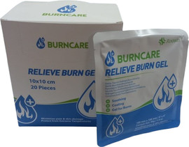 ש.א.ג שרותי רפואה מארז 20 פדי ג’ל לכוויות (BURNCARE) 10*10