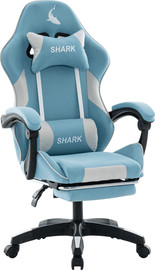 שוק ריהוט כיסא משחקים Shark (תכלת)