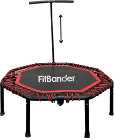Fitbander טרמפולינה אישית *מקצועית* עם ידית מתכווננת - קוטר 120 ס"מ