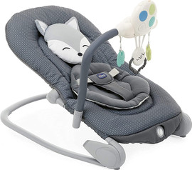 Chicco טרמפולינה בלון מנגנת + רטט - Balloon צ'יקו Chicco אפור כהה - Foxy