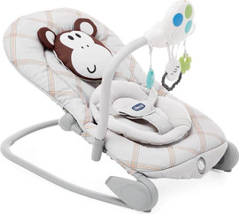 Chicco טרמפולינה בלון מנגנת + רטט - Balloon צ'יקו Chicco בז' - Monkey