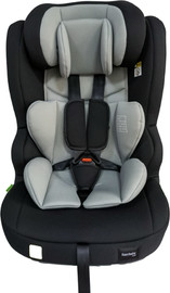 Easy baby בוסטר רצועות 2 ב- 1 לרכב עם עגינת איזו פיקס תקן ISIZE R129 – צבע:שחור אפור
