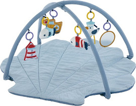 Minigo אוניברסיטה ומשטח פעילות לתינוק דגם Seaside Shell