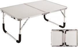 Home basic מיני שולחן אלומיניום מתקפל לקמפינג, ים ופיקניק