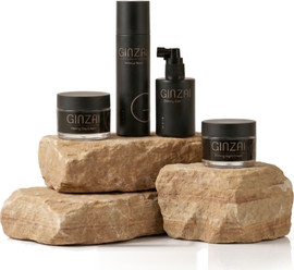 GINZAI Black Korean Ginseng Clear Face Ritual GINZAI מארז הפרמיום לשיקום, מיצוק והגנה