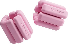 Holymoly זוג משקולות צמיד מסיליקון לקרסול/יד 1 קילו לזוג (ורוד)