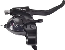 SHIMANO ידית הילוכים 7 הילוכים וידית ברקס Shimano ST-EF41 EZ לאופניים - SHIMANO