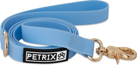 Petrix רצועה לכלב  חומר סיליקון  עמיד למים |  כחול