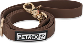 Petrix רצועה לכלב  חומר סיליקון  עמיד למים |  חום אספרסו