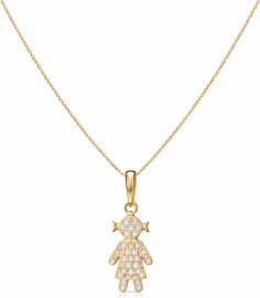 Shanti Gold תליון ילדה זהב 14K