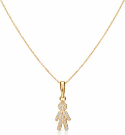 Shanti Gold תליון ילד זהב 14K