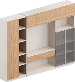 Office Royal ארון אחסון מודרני דגם PRESTIGE