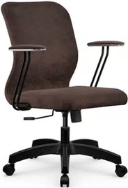 Office Royal כסא מנהל ארגונומי ידיות קבועות Metta SU-MR-4 קטיפה