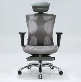 Office Royal כיסא מנהלים יוקרתי SIHOO V1 Gray Footrest