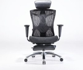 Office Royal כיסא משרדי SIHOO V1 Black Footrest