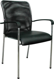 Office Royal כסא אירוח – דגם מיאמי רשת עם ידיות