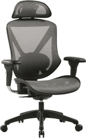 Office Royal כסא מנהל ארגונומי דגם פיקאסו אפור