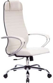 Office Royal כסא מנהל ארגונומי לבן פנינה metta set 6