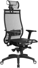 Office Royal כסא מנהל גב רשת ארגונומי Black Edition