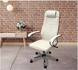 Office Royal כסא מנהל/ת גב גבוה METTA Set 30 לבן שמנת