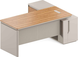 Office Royal שולחן מנהלים מודרני עם יחידת אחסון דגם MATRIX - 200-סמ-2