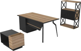 Office Royal מערכת עבודה דגם LIZABON - 140-85-75