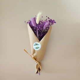 DECOROZ מיני זר PURPLE TOUCH