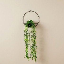 DECOROZ מתלה עציץ דקורטיבי עם עלים נשפכים