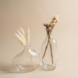 DECOROZ סט ואזות זכוכית GLASS DUO