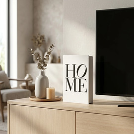 DECOROZ ספר לדקורציה HOME שחור לבן