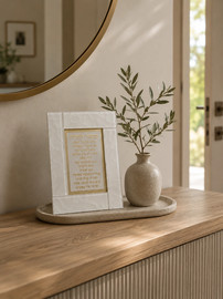 DECOROZ ברכת מזמור לתודה זכוכית לבנה | TEHILA