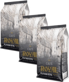 רויאל Royal PLATINUM מבצע 3 ק׳׳ג פולי קפה רויאל פלטינום