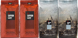 גופיון מבצע 4 ק"ג פולי קפה איטלקי גופיון Goppion Dolce + Qualita Rossa