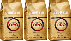LAVAZZA 3 ק"ג פולי קפה לוואצה אורו Lavazza Qualita ORO