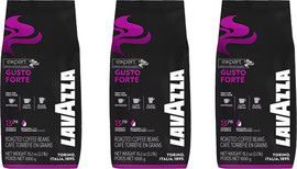 LAVAZZA 3 ק"ג פולי קפה לוואצה גוסטו פורטה Lavazza Gusto Forte