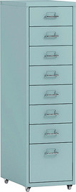 מוגרבי ארונית מתכת 8 מגירות עם גלגלים-Size: W280*D410*H1098mm