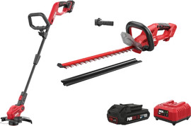 SKIL גוזם גדר חיה חשמלי נטען 20V Brushless אורך להבים 45 ס"מ + קוצץ קנטים חשמלי טלסקופי נטען 20V + סוללה 2.0Ah +מטען