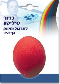 צמפיון ספורט כדור סיליקון medic spa לפיזיותרפיה אדום- חזק