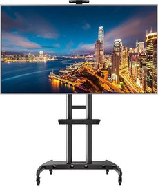 Audio Line מעמד נייד על גלגלים למסכים עד 90 " דגם AVA1800 701P