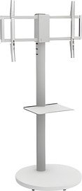 Audio Line מעמד נייד עד 85 אינץ לבן עם גלגלים סמויים AL 85