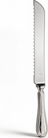 IDITA 925 סכין משוננת לחלה כסף סטרלינג 925 ZARAMELLA בגימור מרוקע