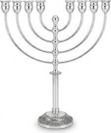 IDITA 925 חנוכייה חברון עיצוב מסורתי