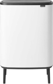 Brabantia פח אשפה למטבח BO  טאץ 60 ליטר, לבן