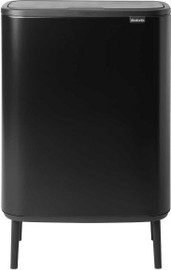 Brabantia פח אשפה למטבח BO  טאץ 60 ליטר, שחור מט BY-130229