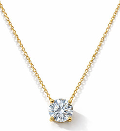 LA MILA שרשרת זהב מוסונייט - Natalie Necklace