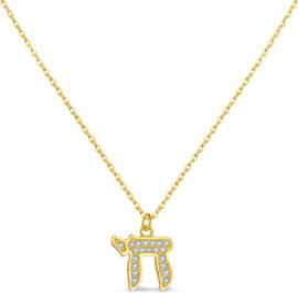 LA MILA שרשרת חי זהב - Chai Gold