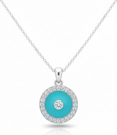LA MILA שרשרת עין כחולה כסף 925- Inbal Necklace